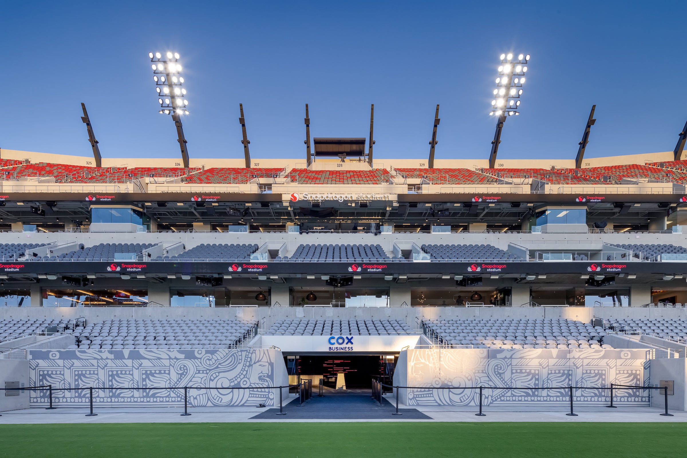 Snapdragon Stadium Field Tunnel