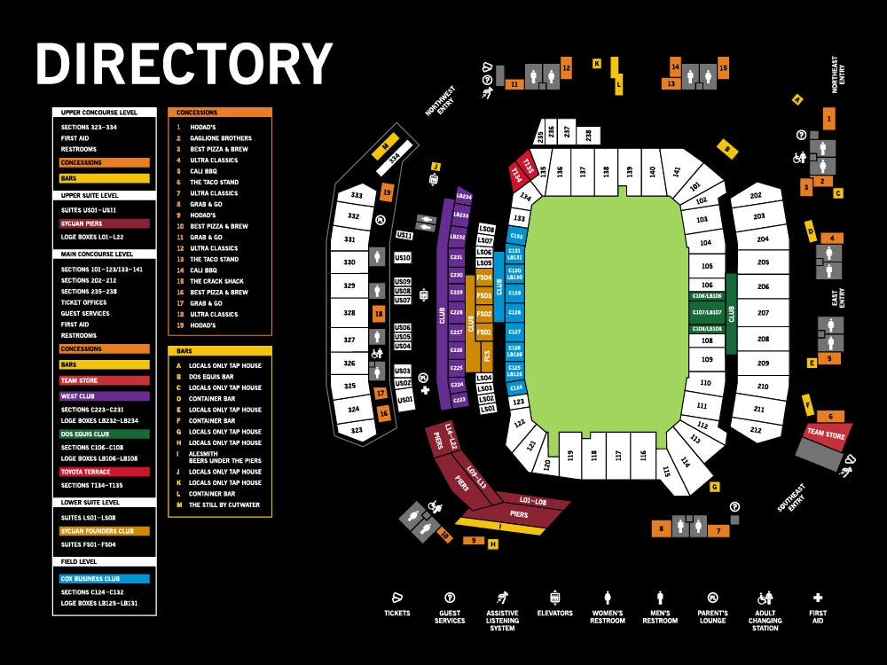 Seating Charts Snapdragon Stadium